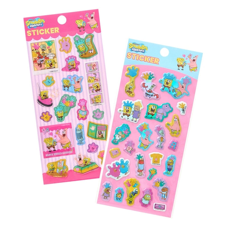 スポンジ・ボブ ぷっくりシートステッカー GLOVE WORLD