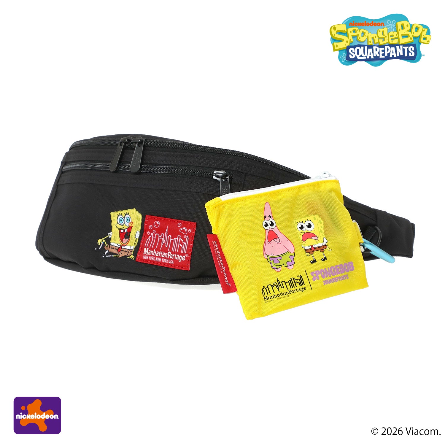 SpongeBob × ManhattanPortage ALLEYCAT WAIST BAG 500D CORDURA