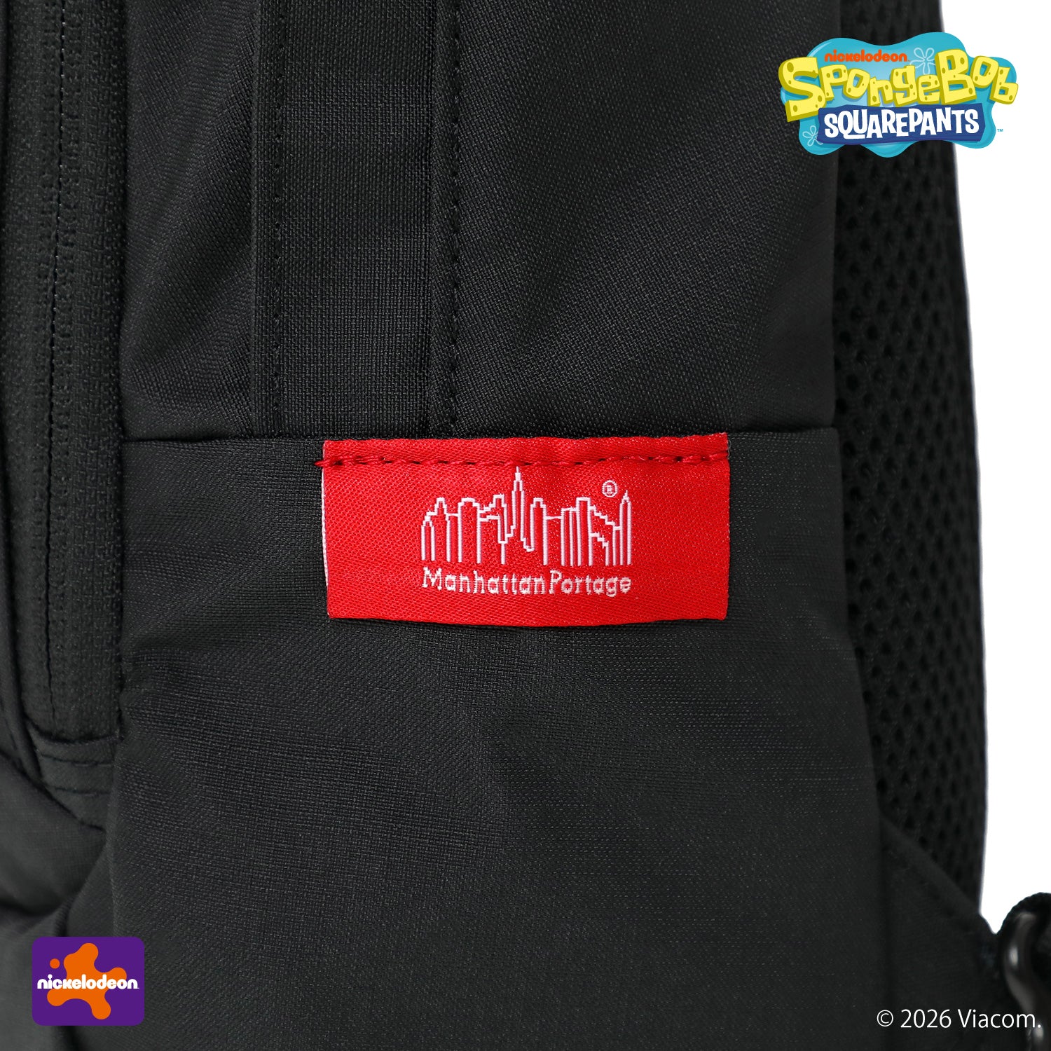 SpongeBob × ManhattanPortage LITTLE ITALY CROSSBODY BAG CORDURA RIPSTOP POLYESTER