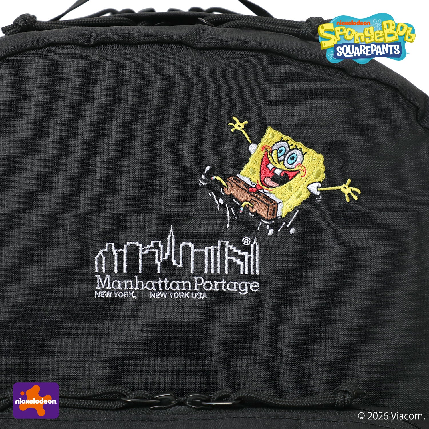 SpongeBob × ManhattanPortage TOWNSEND BACKPACK CORDURA RIPSTOP POLYESTER