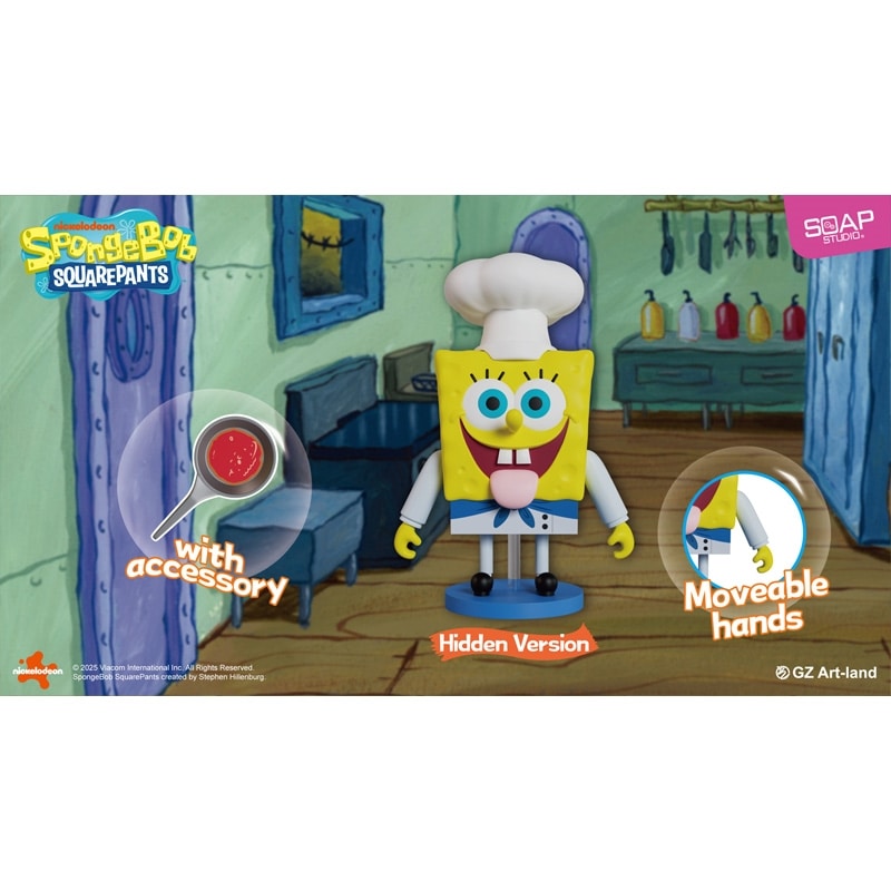 スポンジ・ボブ SOAP STUDIO ソープ カニカーニ レストラン ブラインドボックス※種類は選べません