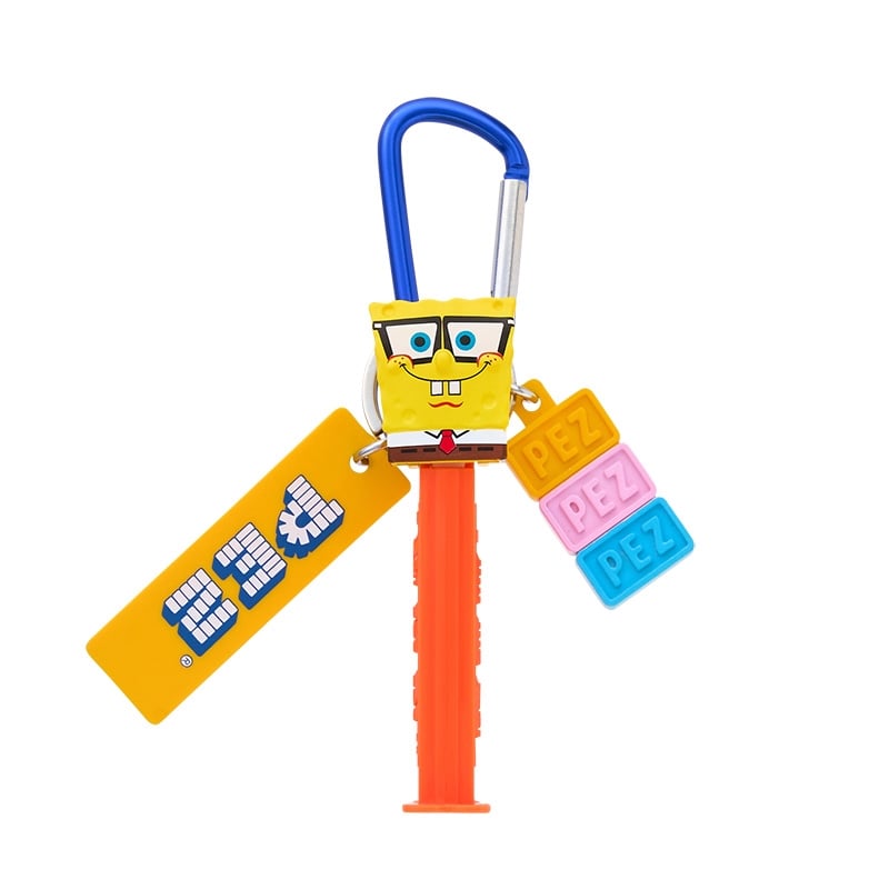 スポンジ・ボブ PEZ ペッツ カラビナキーリング メガネ