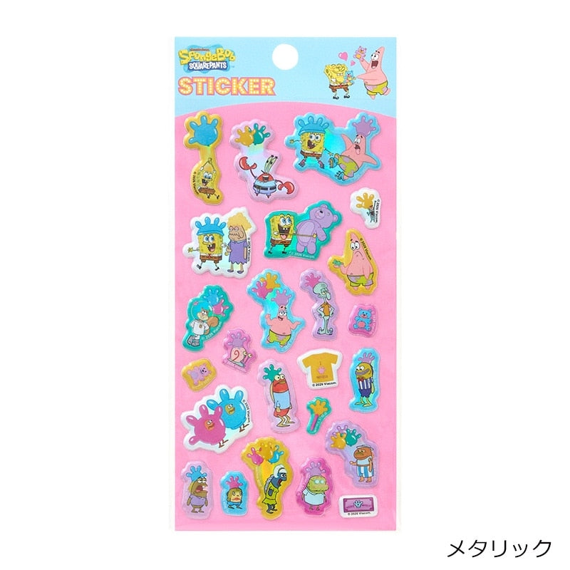 スポンジ・ボブ ぷっくりシートステッカー GLOVE WORLD