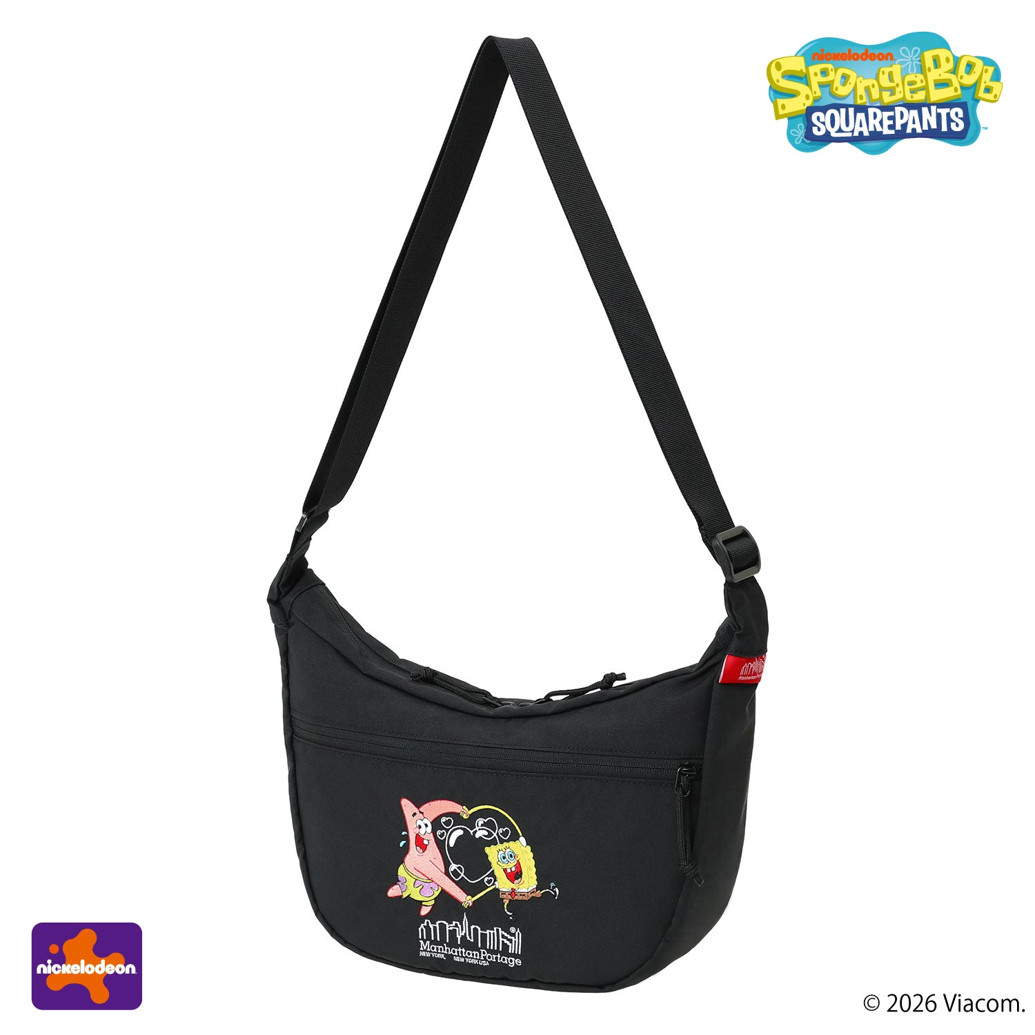 SpongeBob × ManhattanPortage DUET ACTION BAG CORDURA RIPSTOP POLYESTER