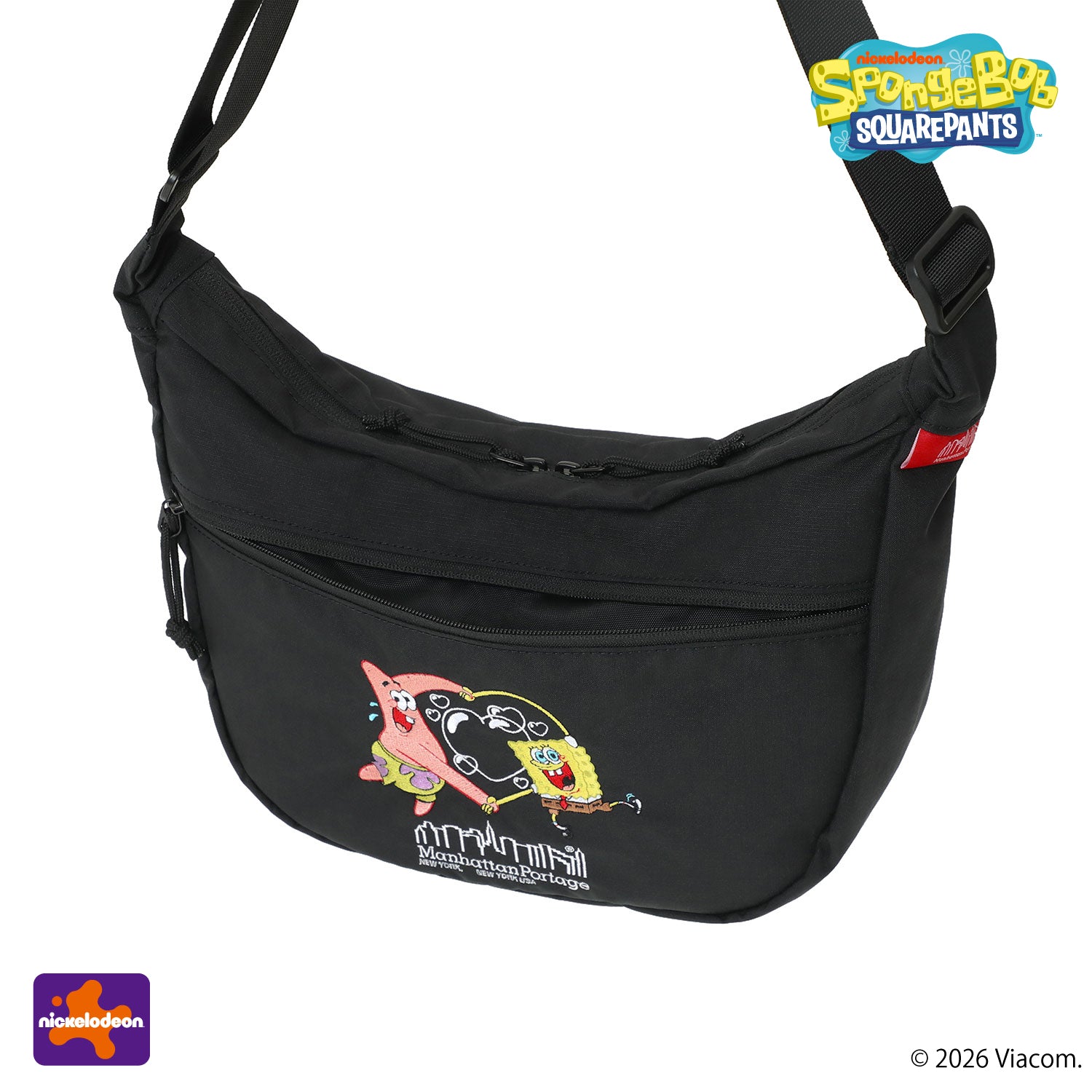 SpongeBob × ManhattanPortage DUET ACTION BAG CORDURA RIPSTOP POLYESTER