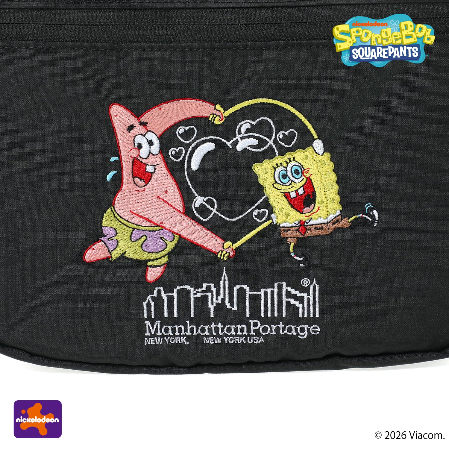 SpongeBob × ManhattanPortage DUET ACTION BAG CORDURA RIPSTOP POLYESTER