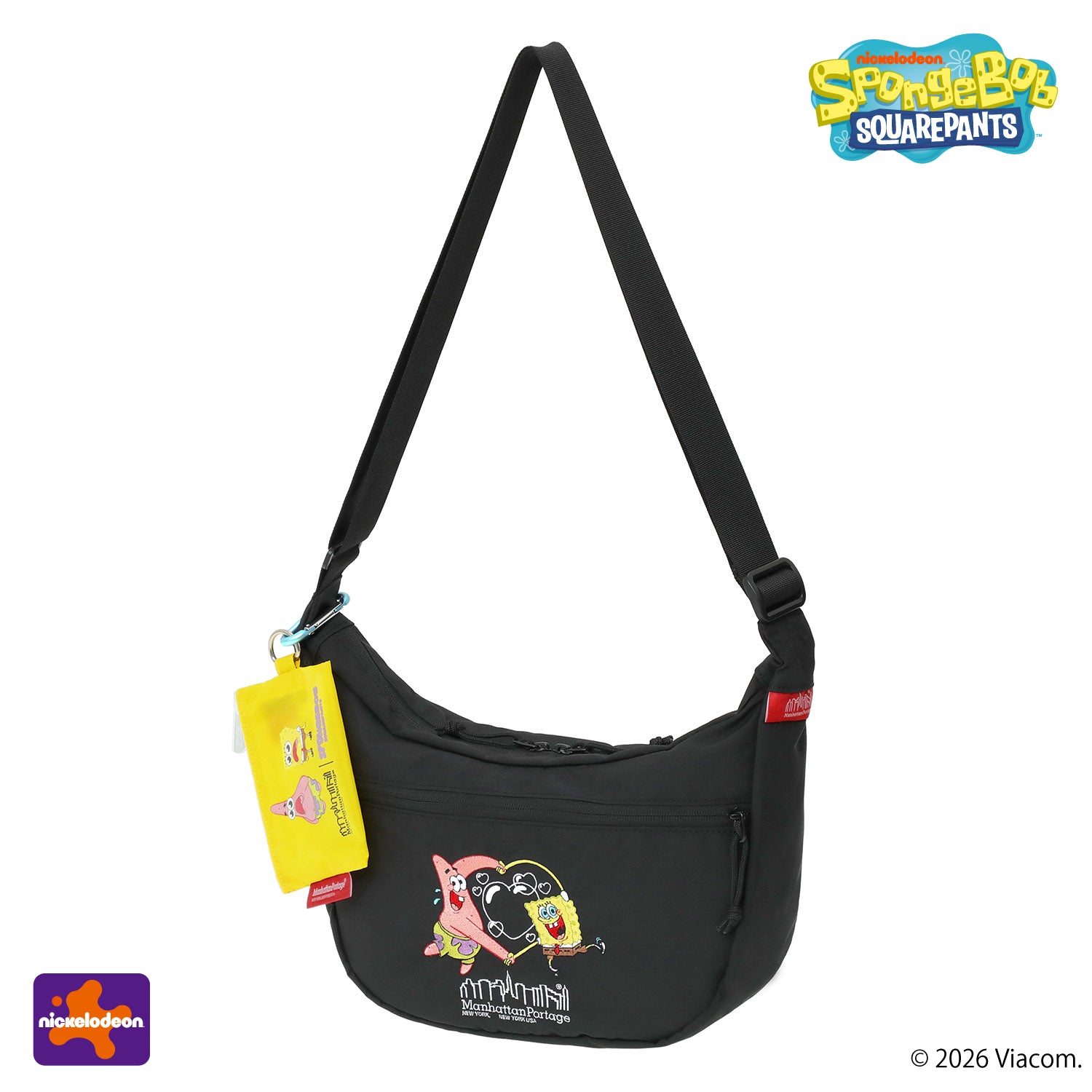 SpongeBob × ManhattanPortage DUET ACTION BAG CORDURA RIPSTOP POLYESTER