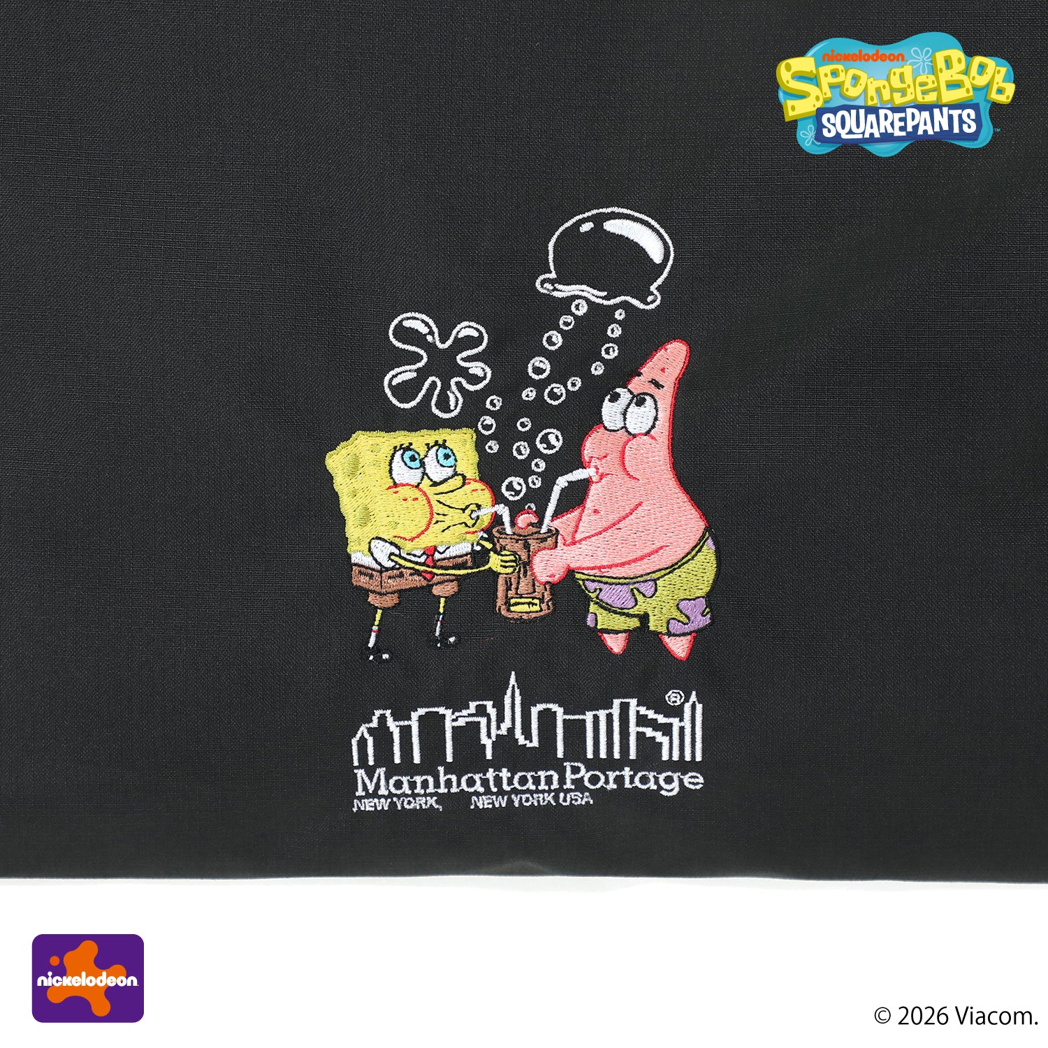 SpongeBob × ManhattanPortage BED-STUY SHOULDER BAG CORDURA RIPSTOP POLYESTER