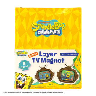 【公式オンラインストア限定】スポンジ・ボブ シークレットテレビ型マグネット　※BOX販売