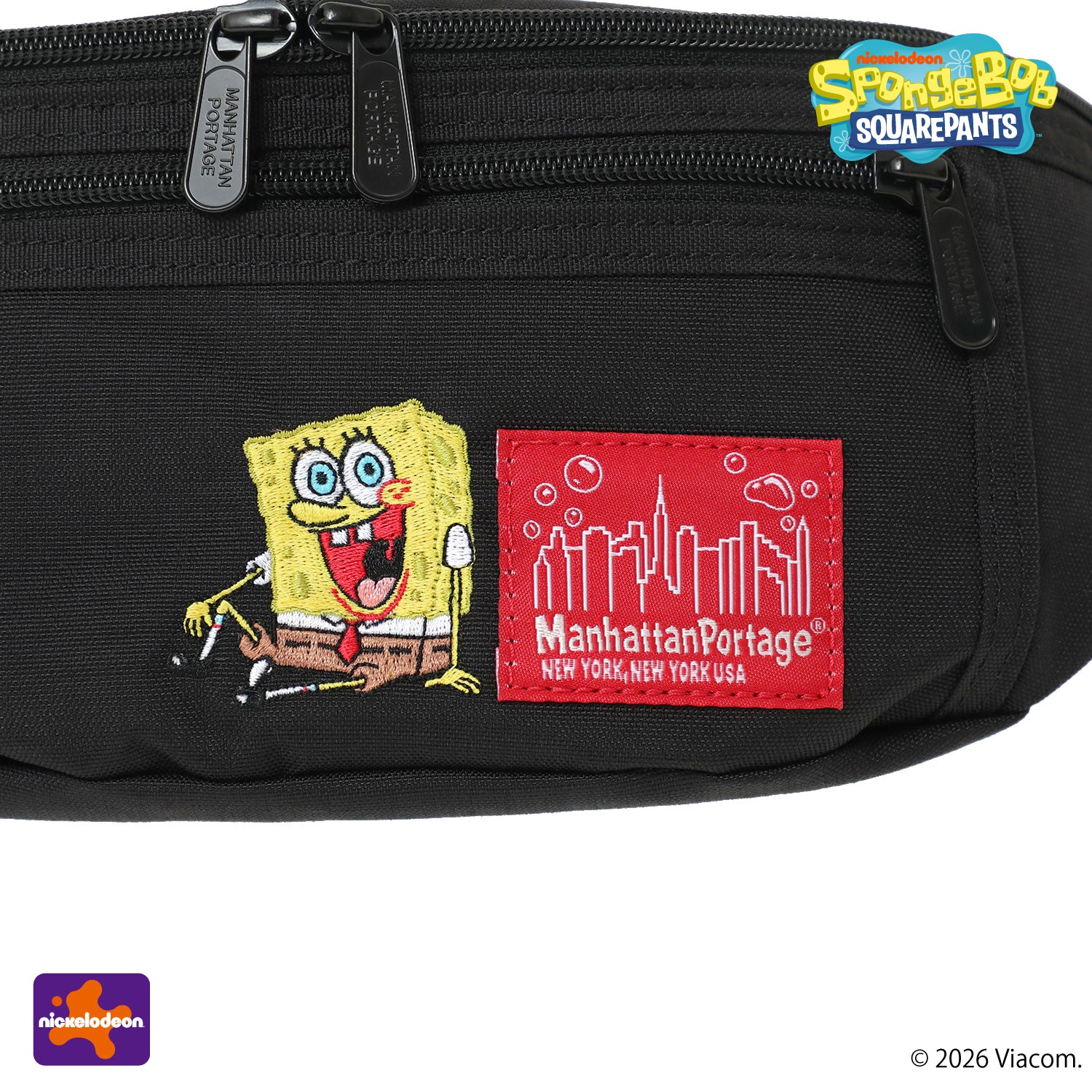 SpongeBob × ManhattanPortage ALLEYCAT WAIST BAG 500D CORDURA