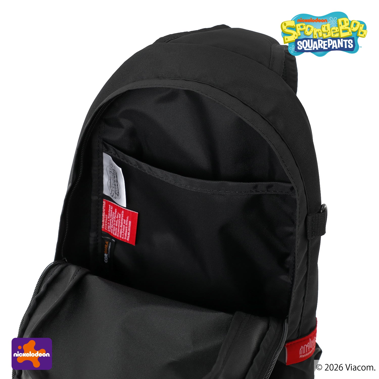 SpongeBob × ManhattanPortage LITTLE ITALY CROSSBODY BAG CORDURA RIPSTOP POLYESTER